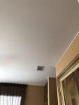 Fabric covering on ceilings